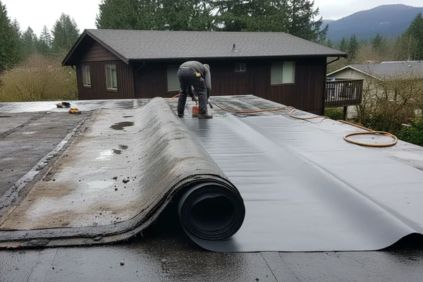 Flat Roof Replacement in Issaquah, Washington